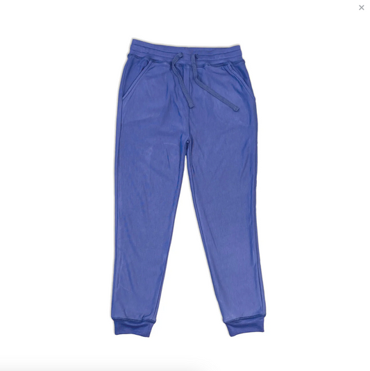 Bamboo Fleece Joggers - Blueberry