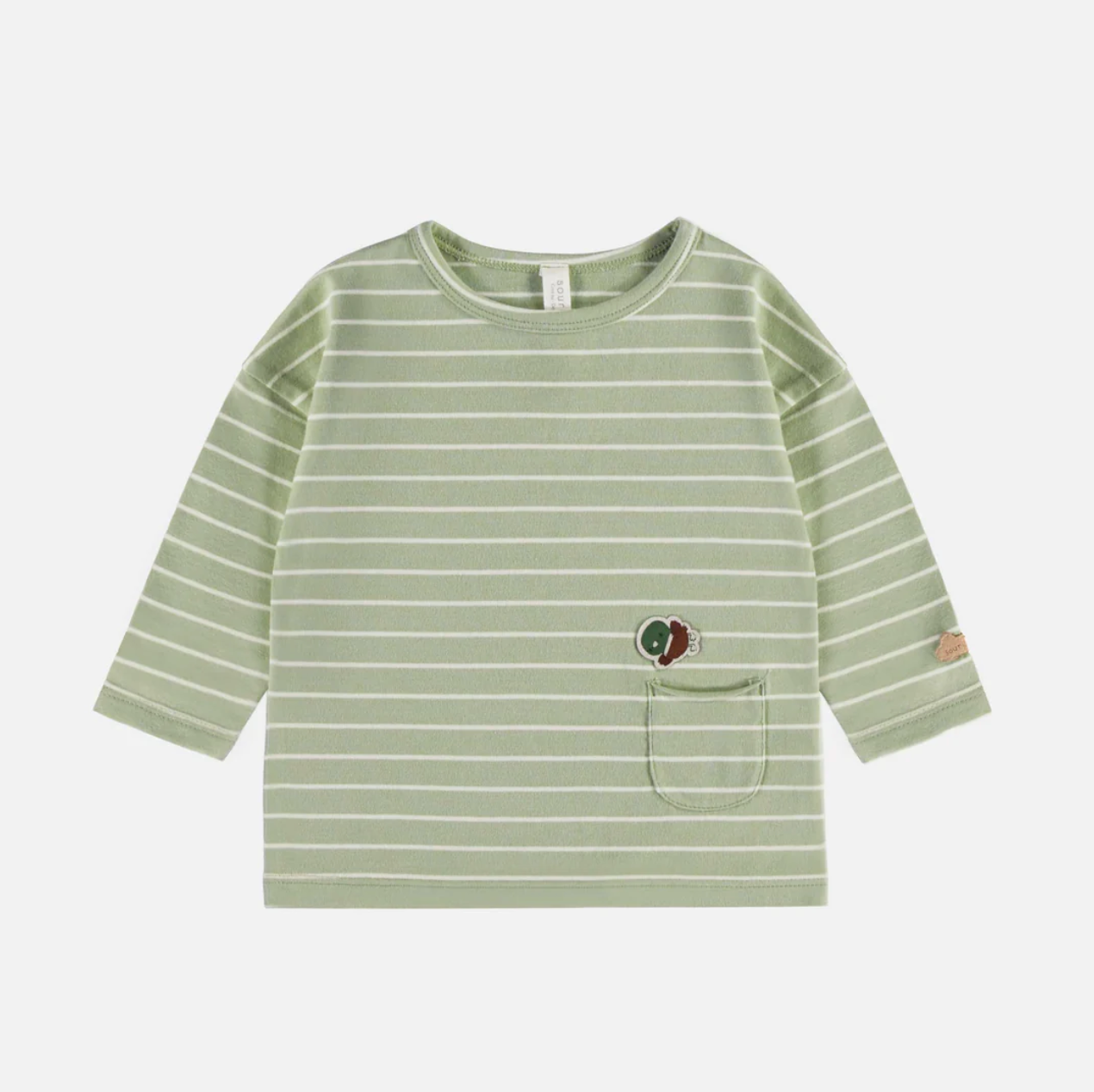 Sage Striped Long Sleeve Top