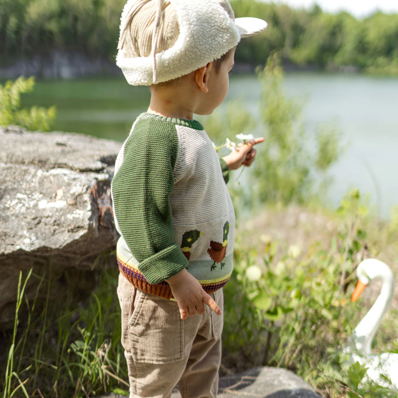 Quack Cozy Knit Sweater