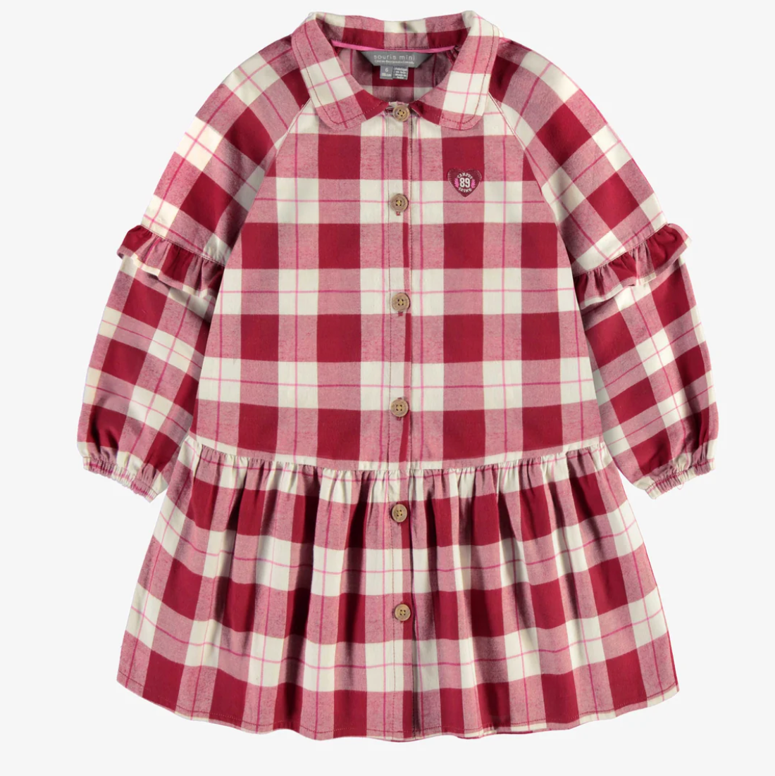 Red Delicious Plaid Dress - Child