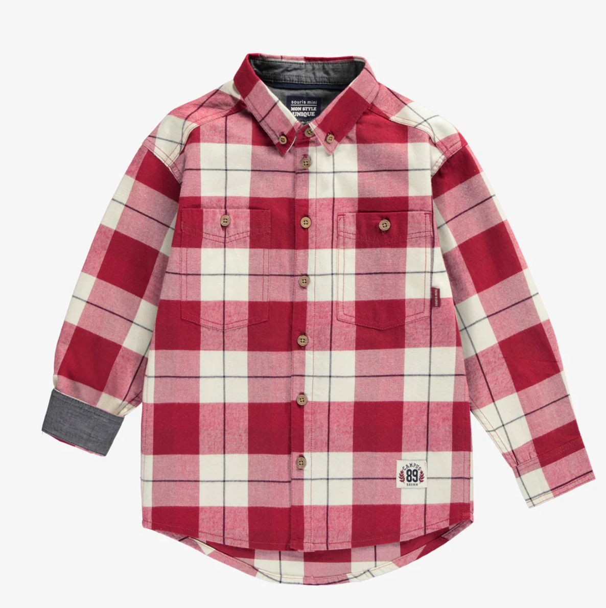 Red Plaid Flannel Shirt