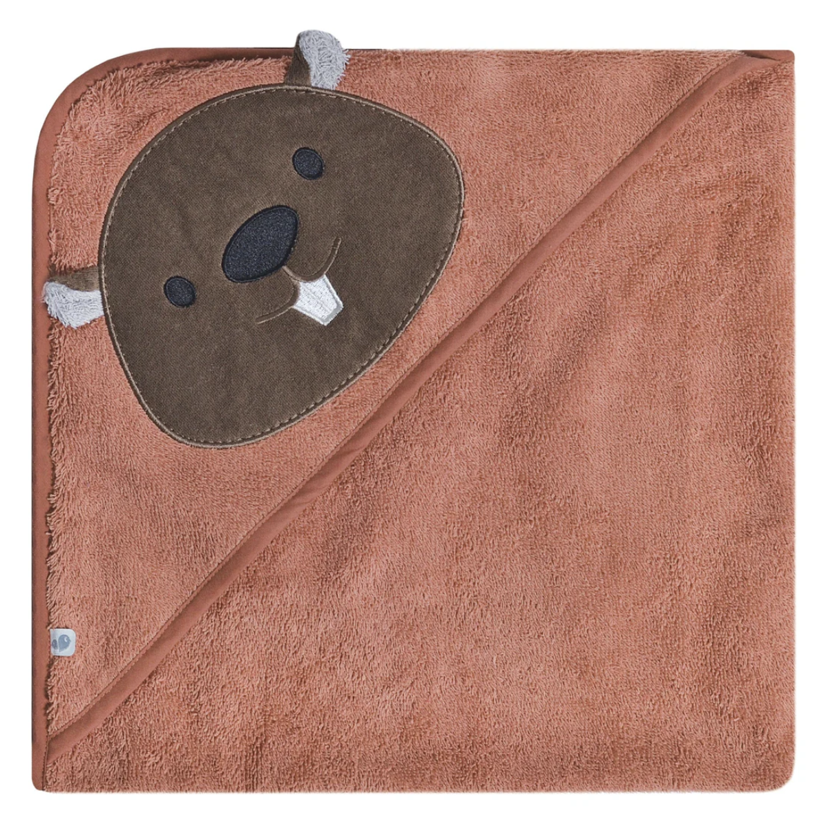 NEW - Baby Hooded Towel - Beaver