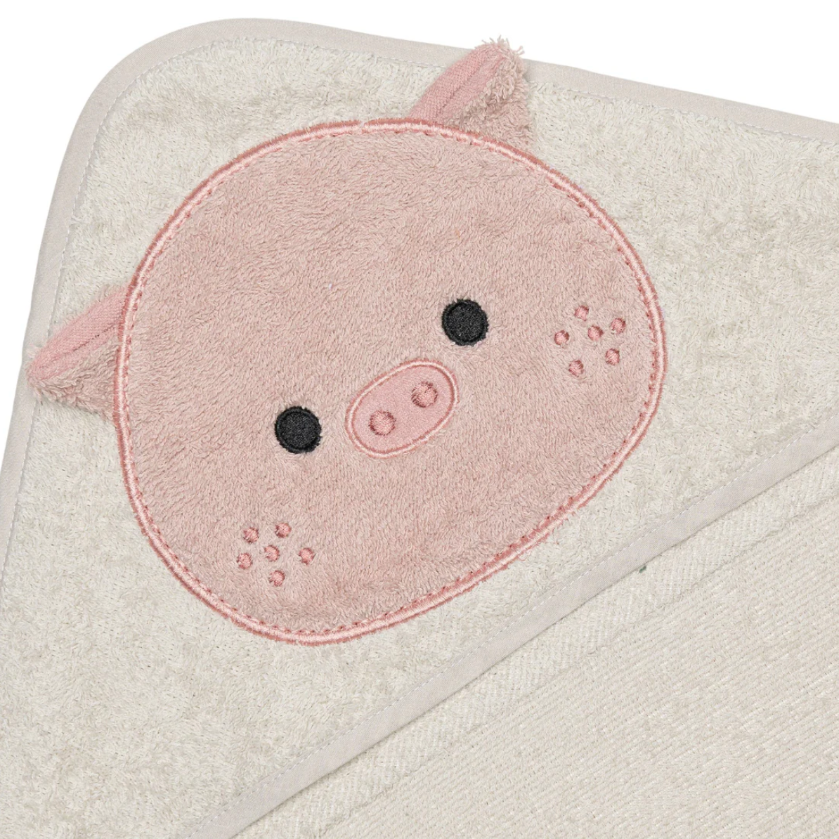 NEW - Toddler Hooded Towel - Piglet