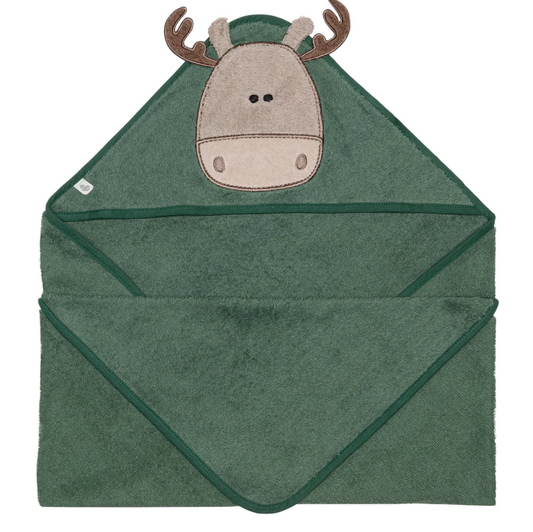 New - Baby Hooded Towel - Moose