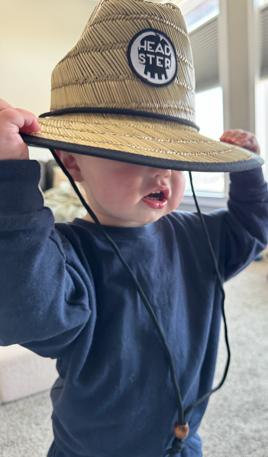 Colourblock Straw Beach Hat