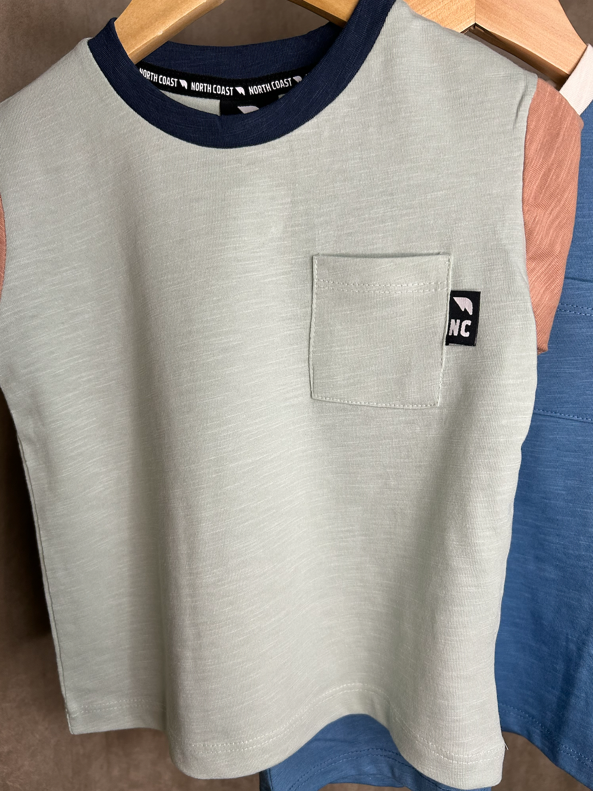 Aqua Colourblock Tee
