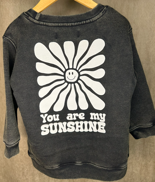 Sunshine Black Crewneck