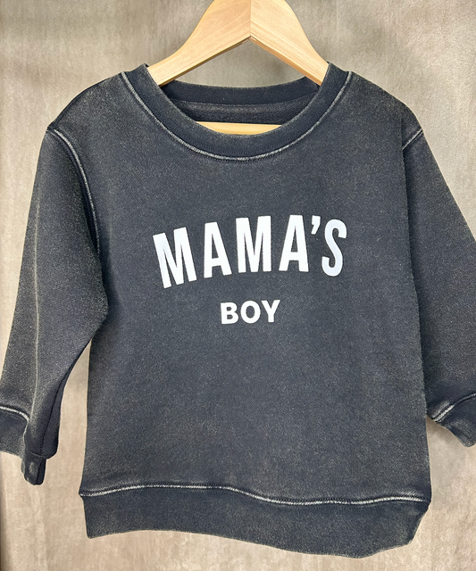 Mama's Boy Black Crewneck