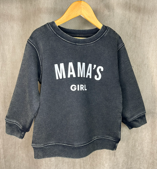 Mama's Girl Black Crewneck