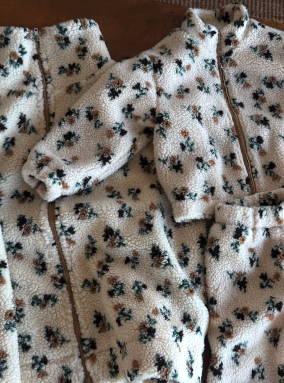 Floral Sherpa Jacket
