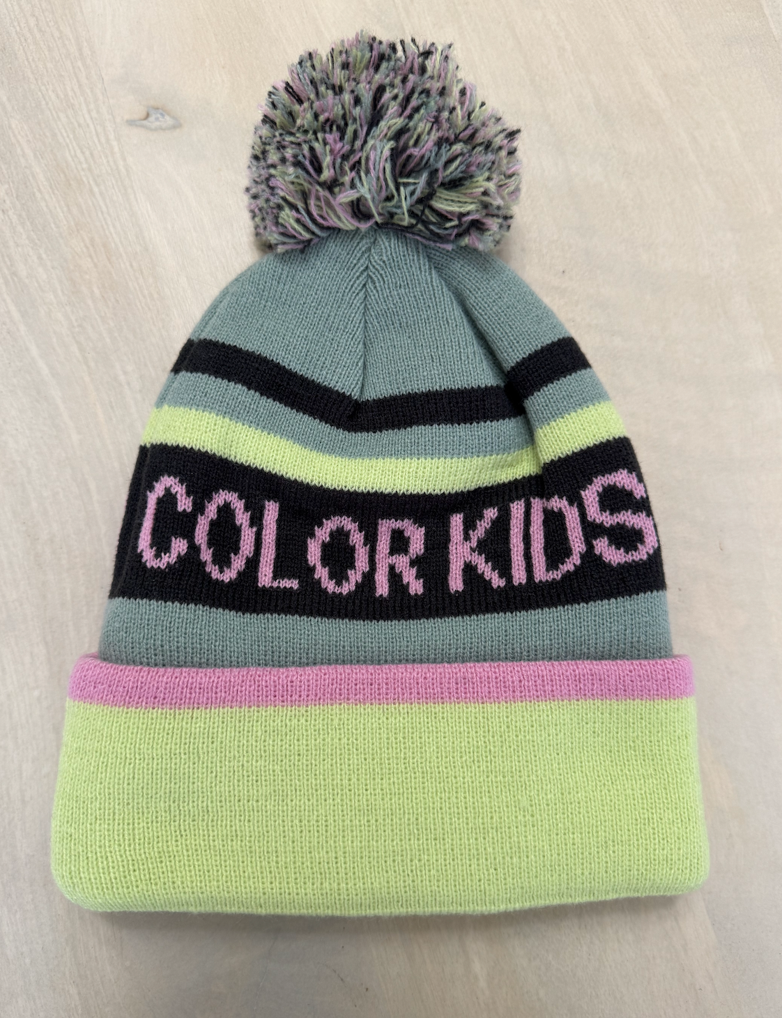 Lime & Pink Toque