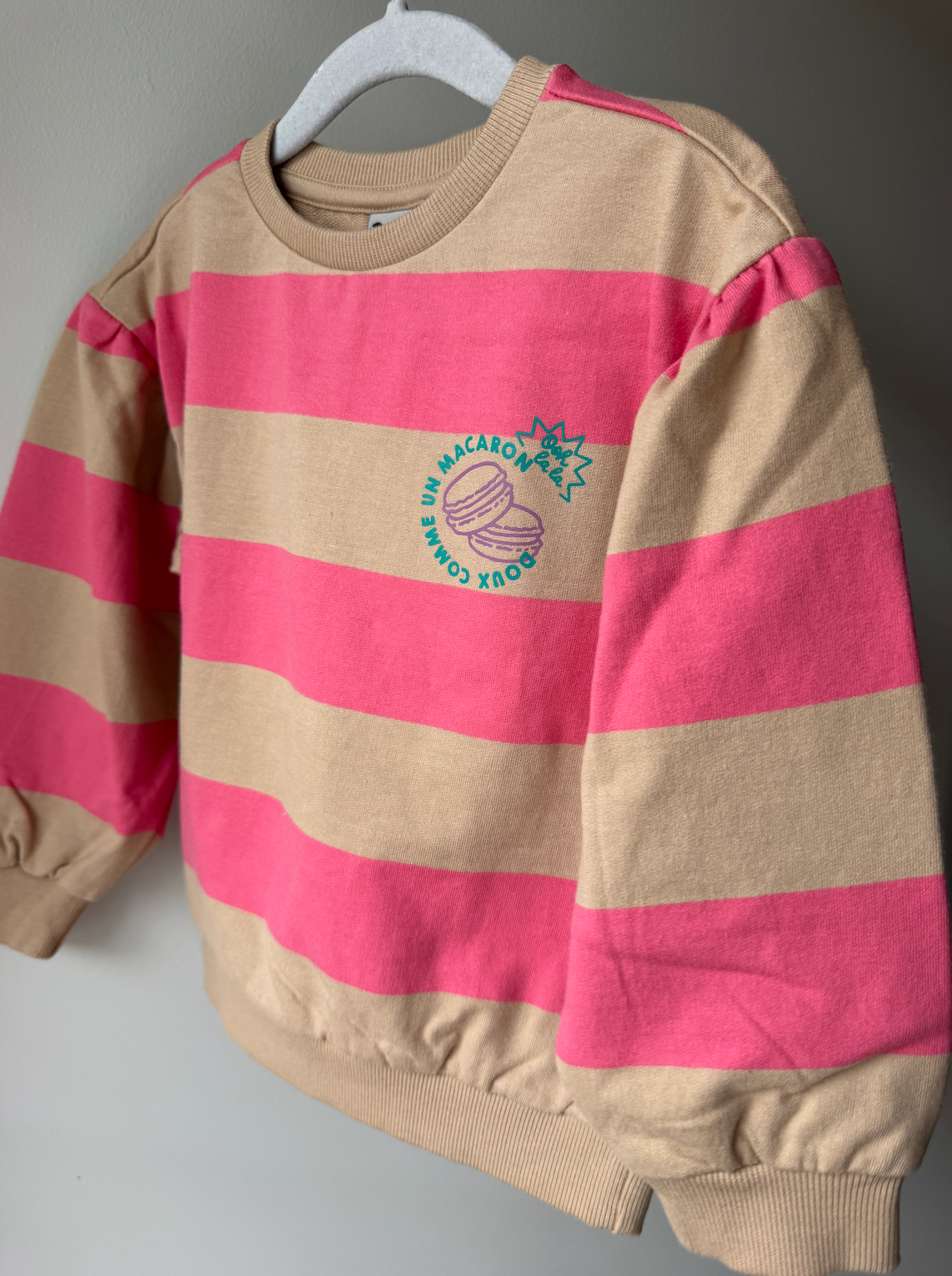 Macaron Stripe Crewneck