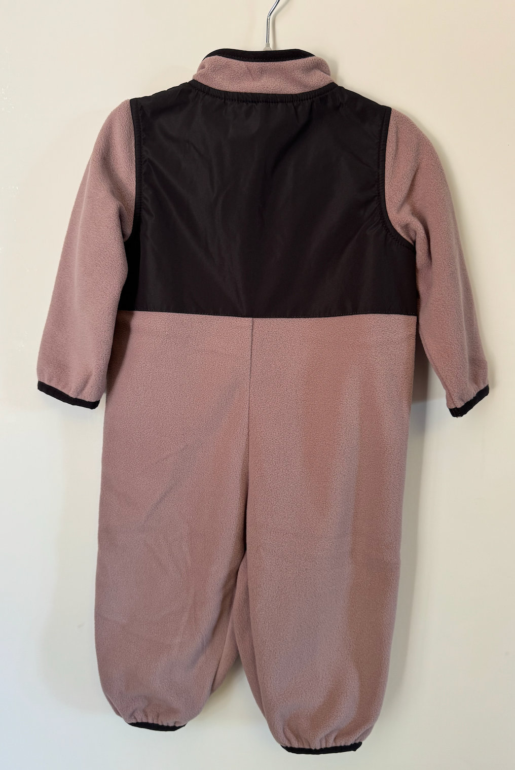 Dusty Rose Baby Fleece Suit