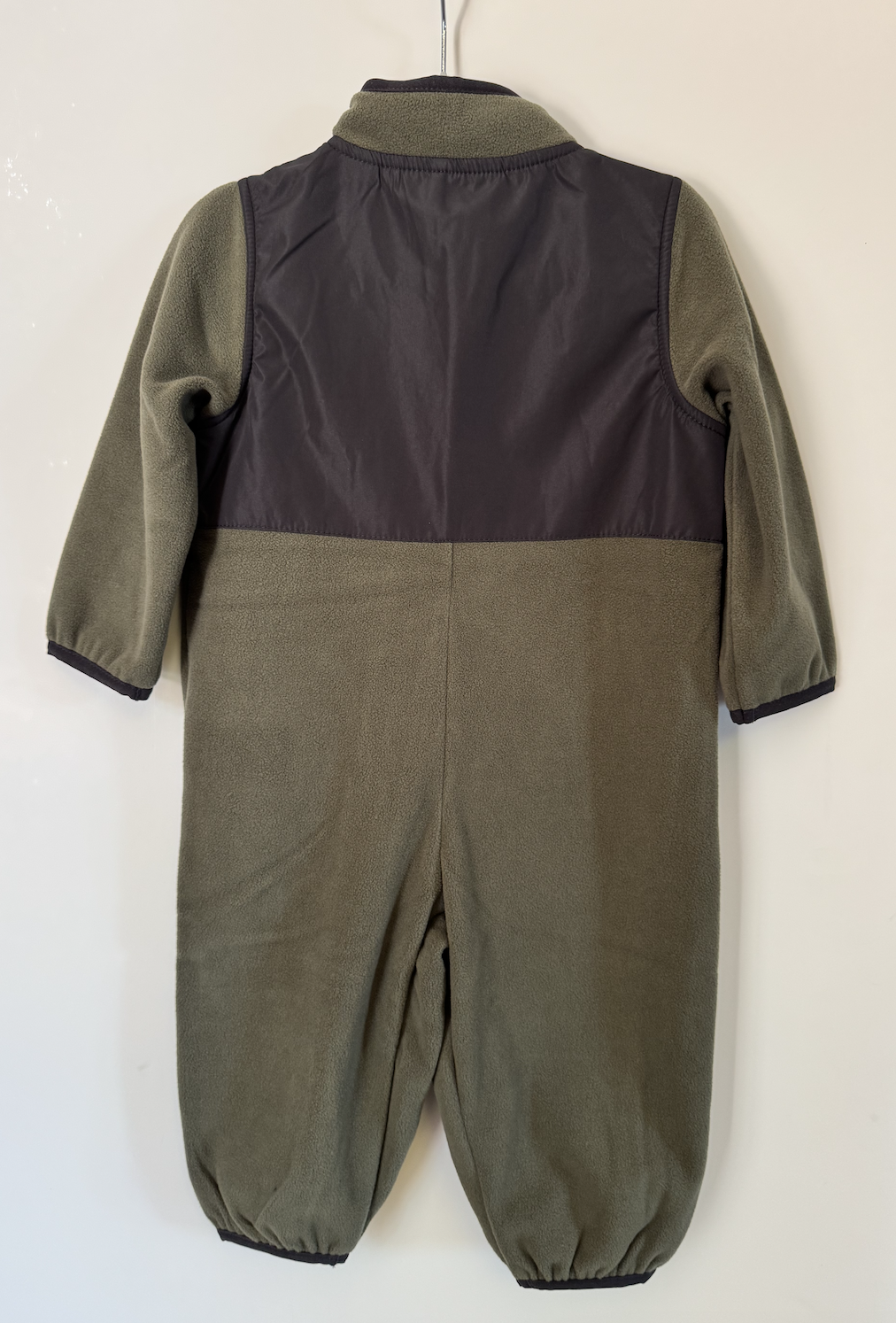 Olive Baby Fleece Suit
