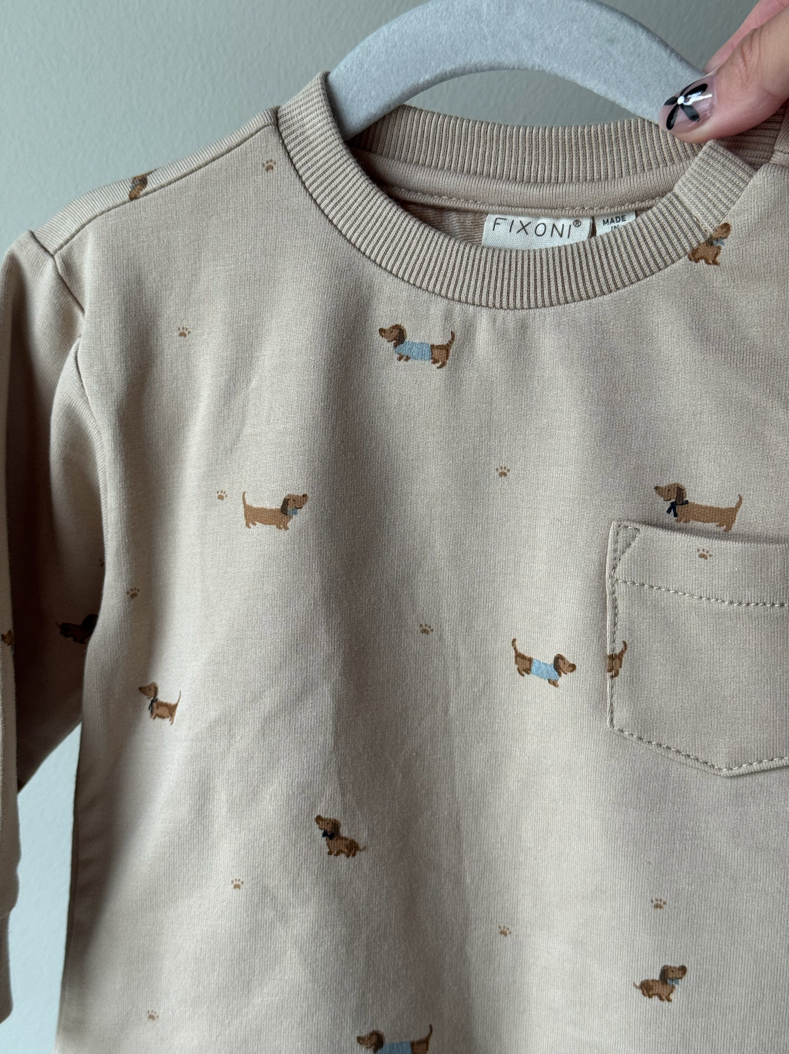 Wiener Dog Pocket Crewneck