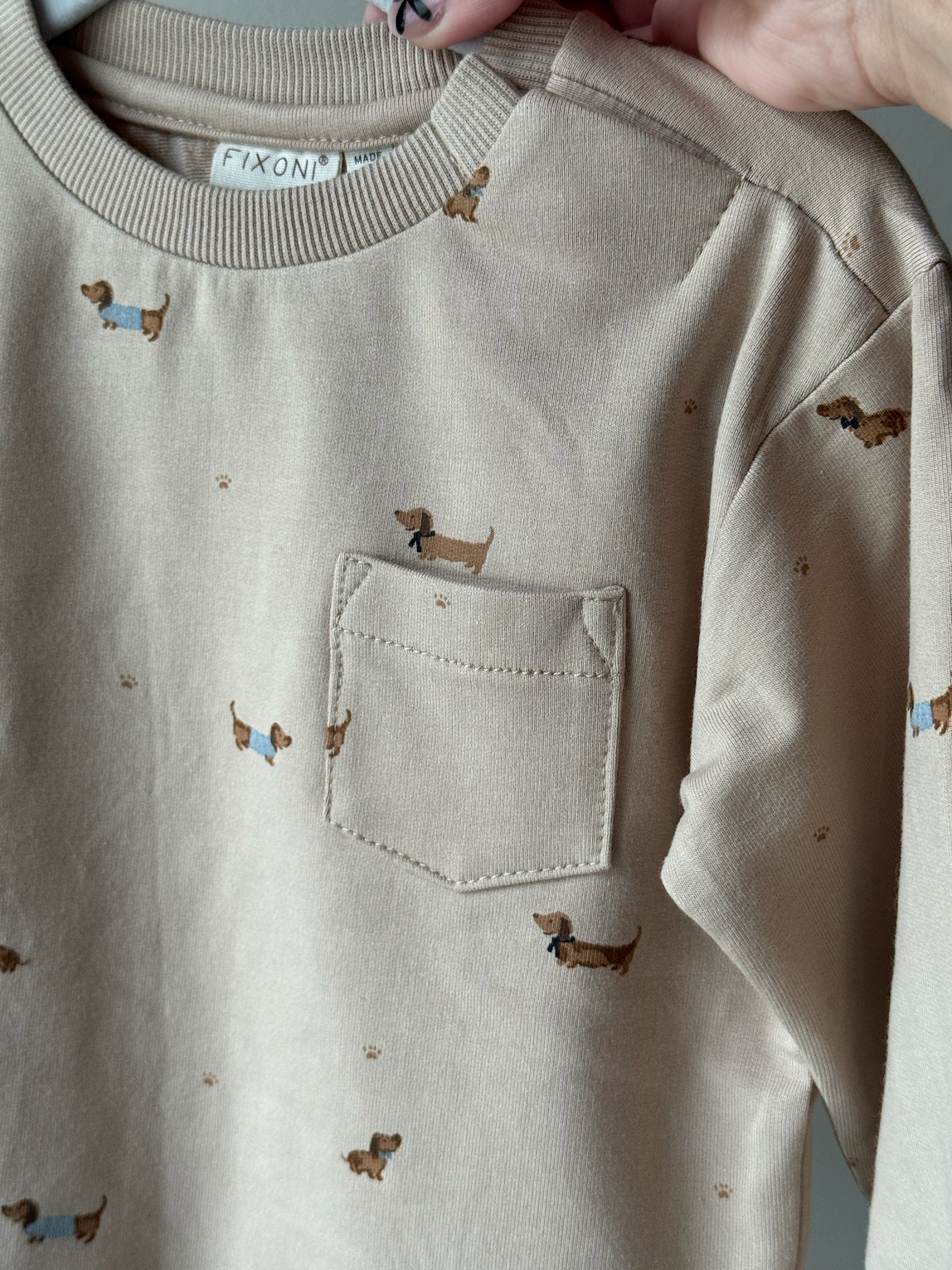 Wiener Dog Pocket Crewneck