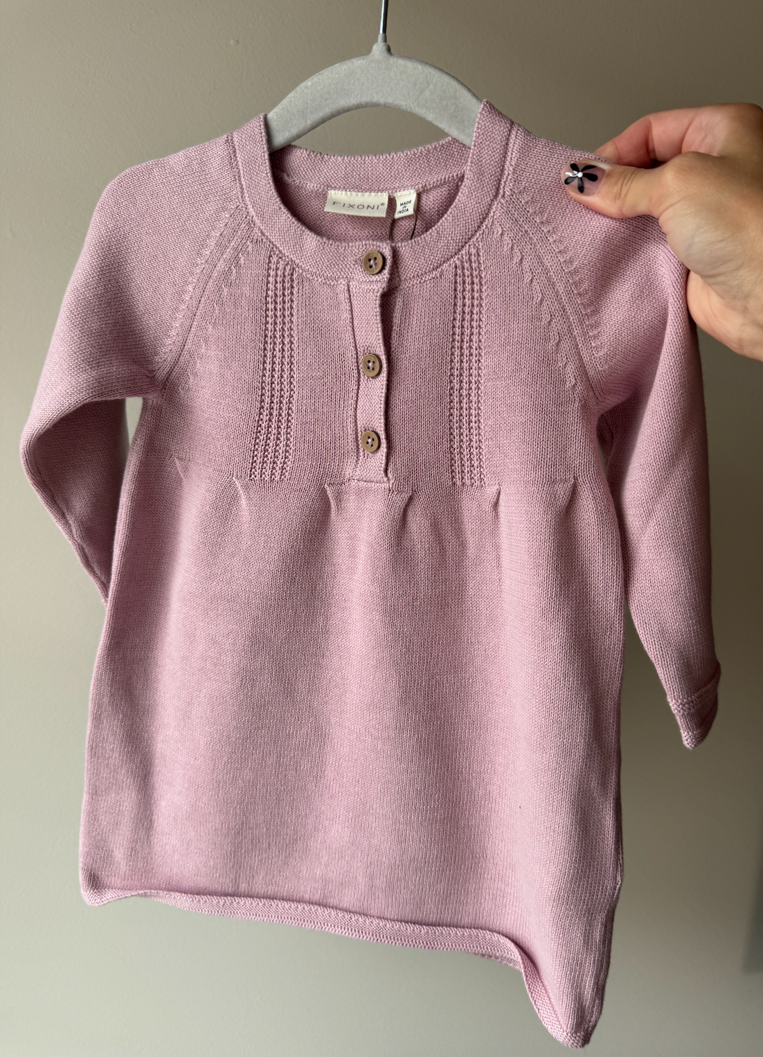 Rosie Knit Long Sleeve Dress