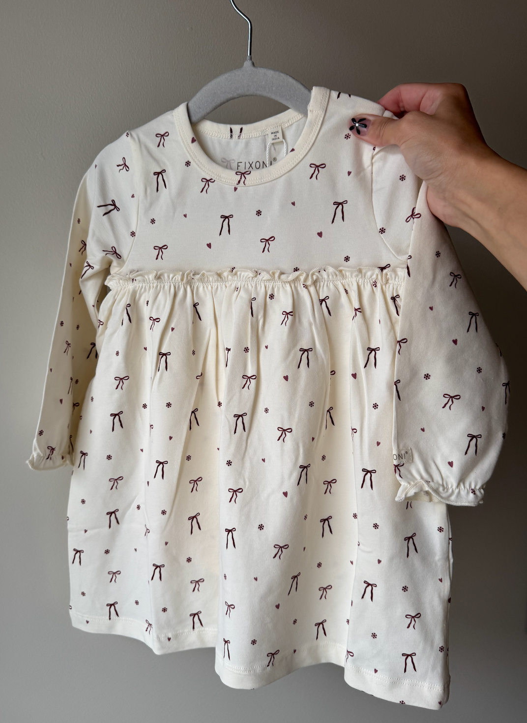 Little Love Bow Onesie Dress