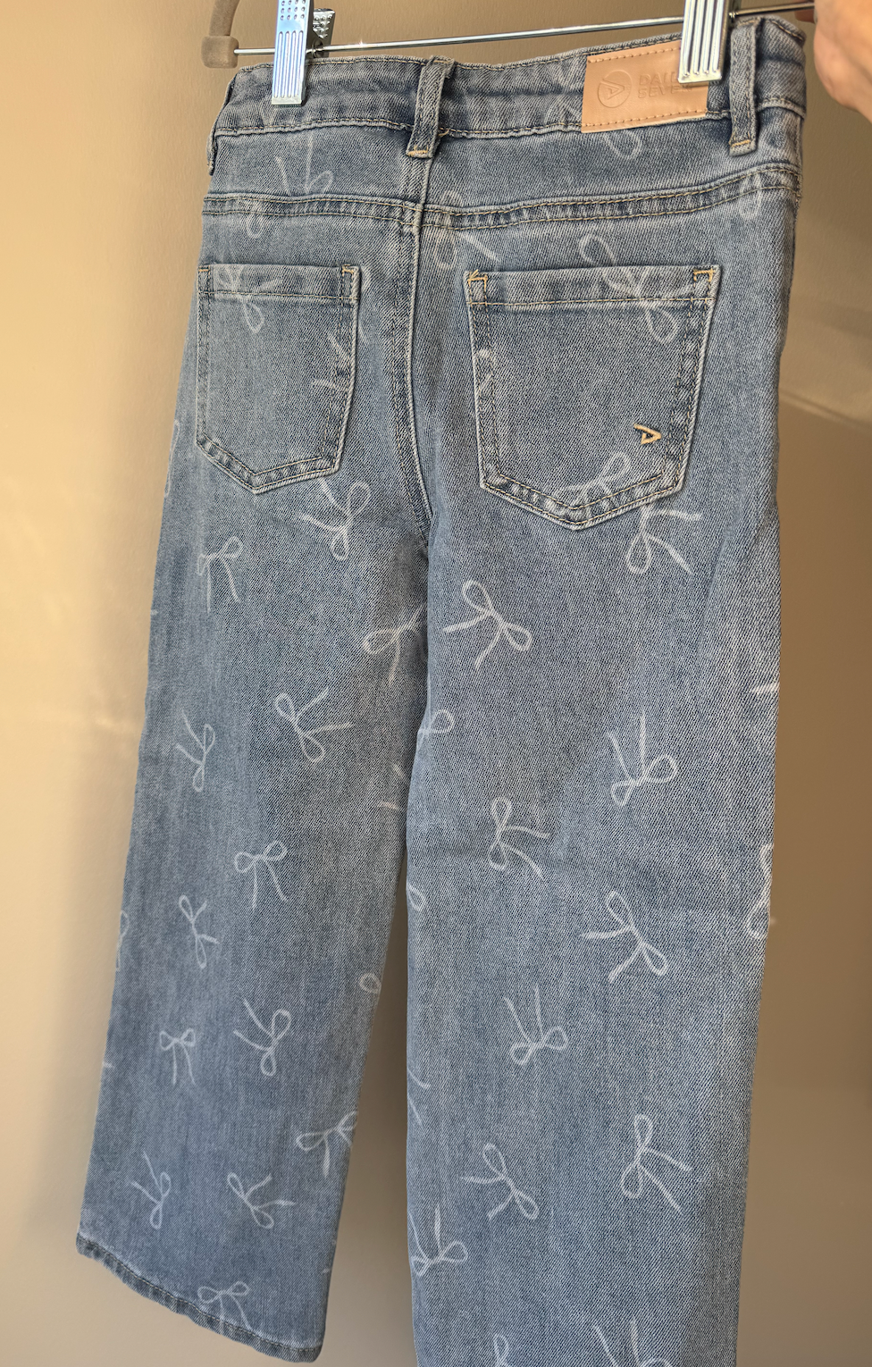 Bow Print Jeans