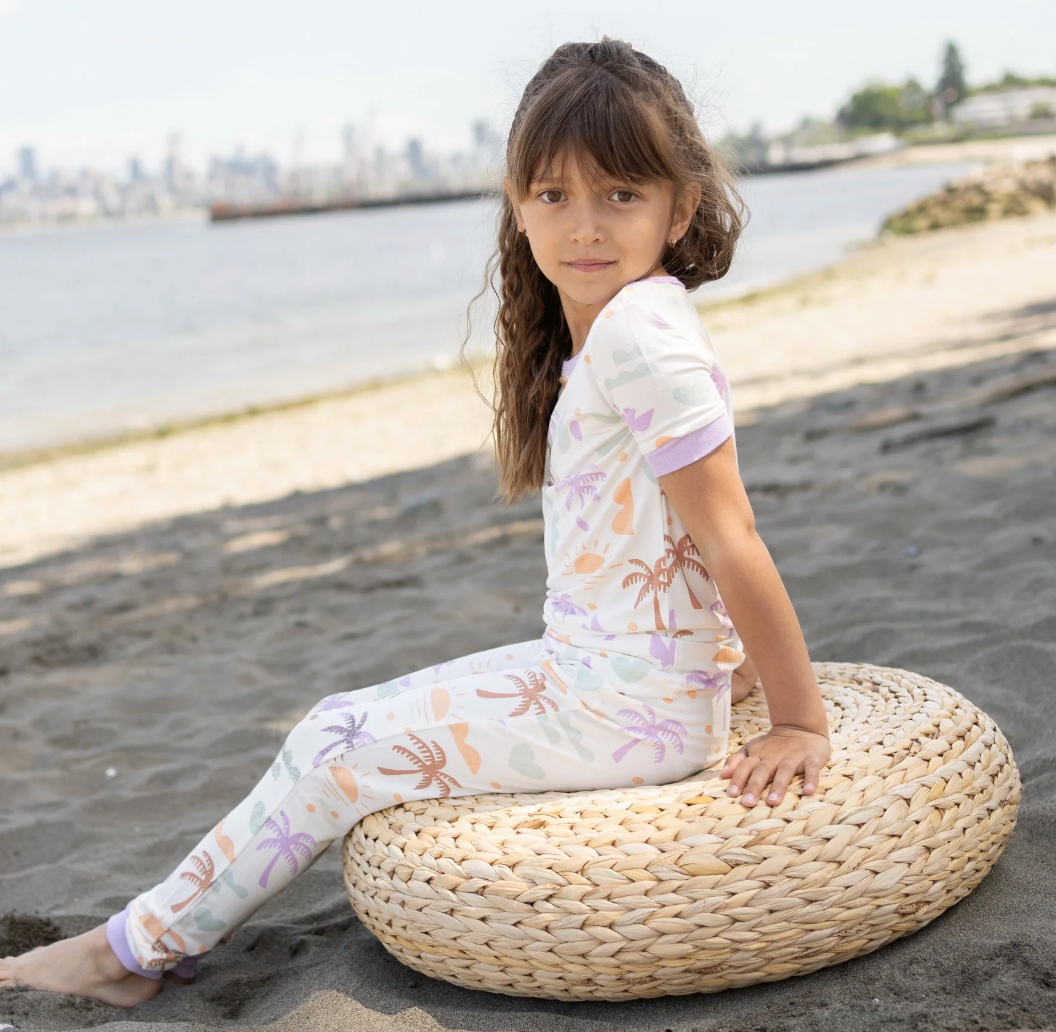 Bamboo Boho Surf 2-Piece Pajama