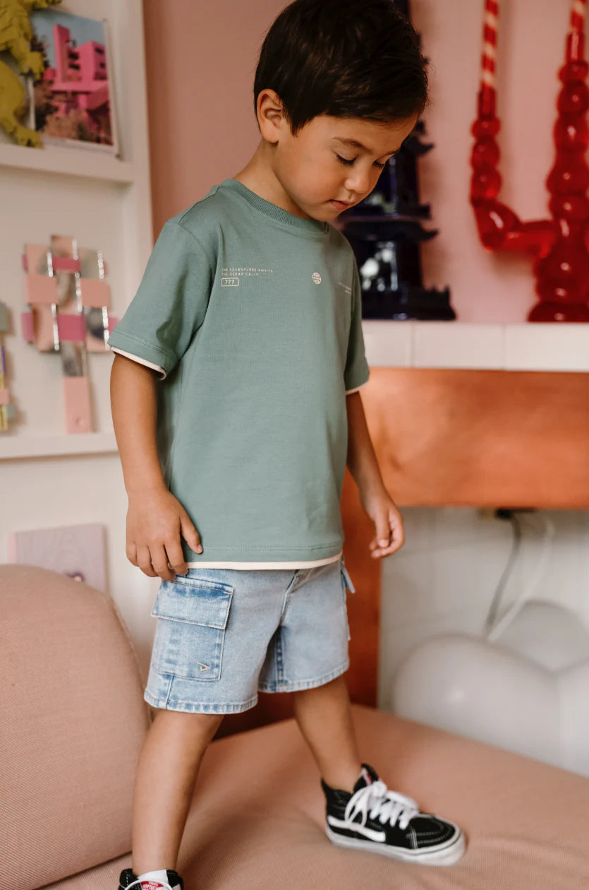 Cargo Denim Short