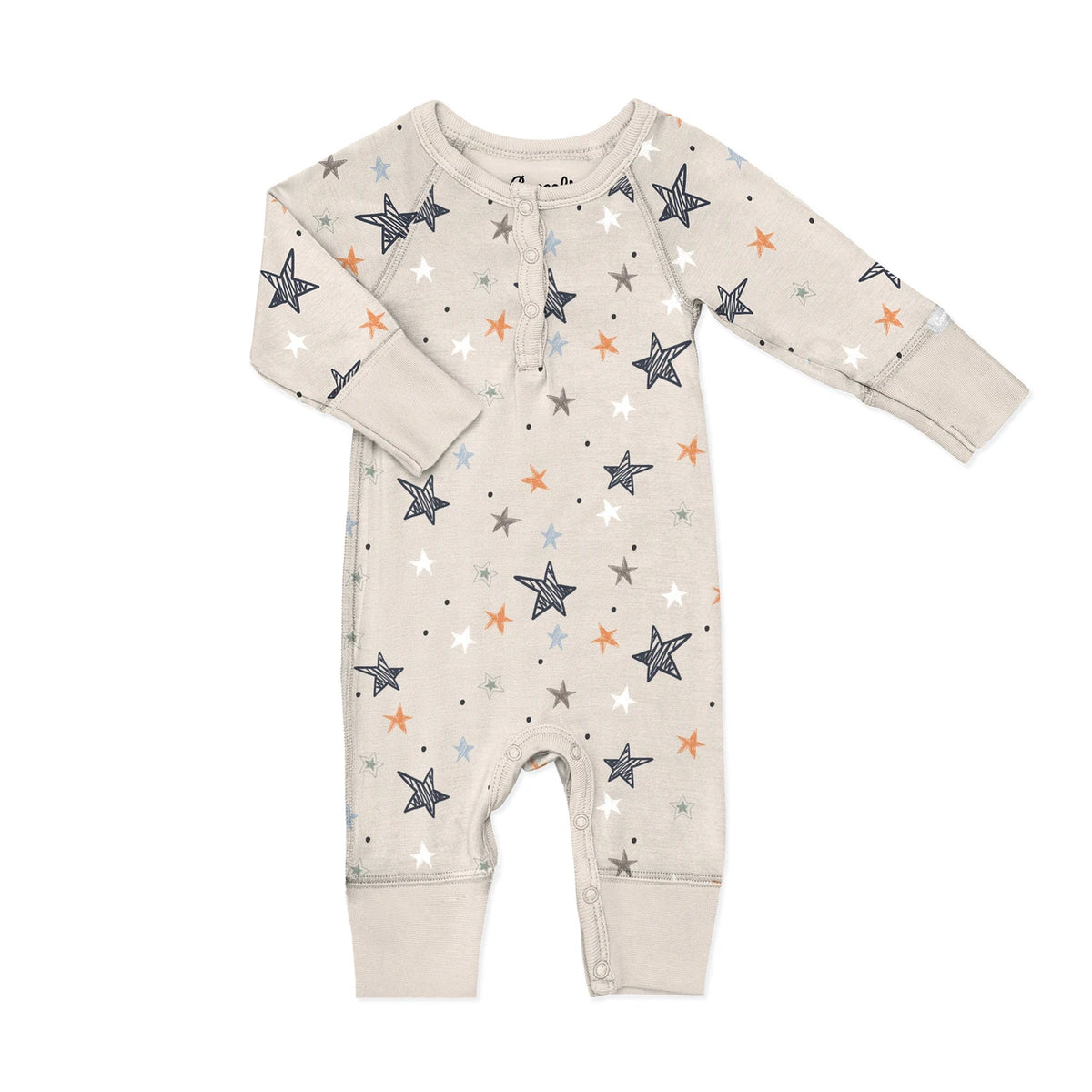 Starry Button Romper