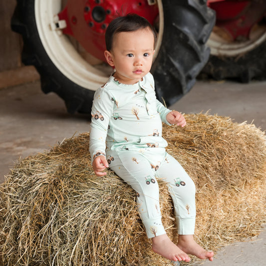Pocket Romper - Tractors