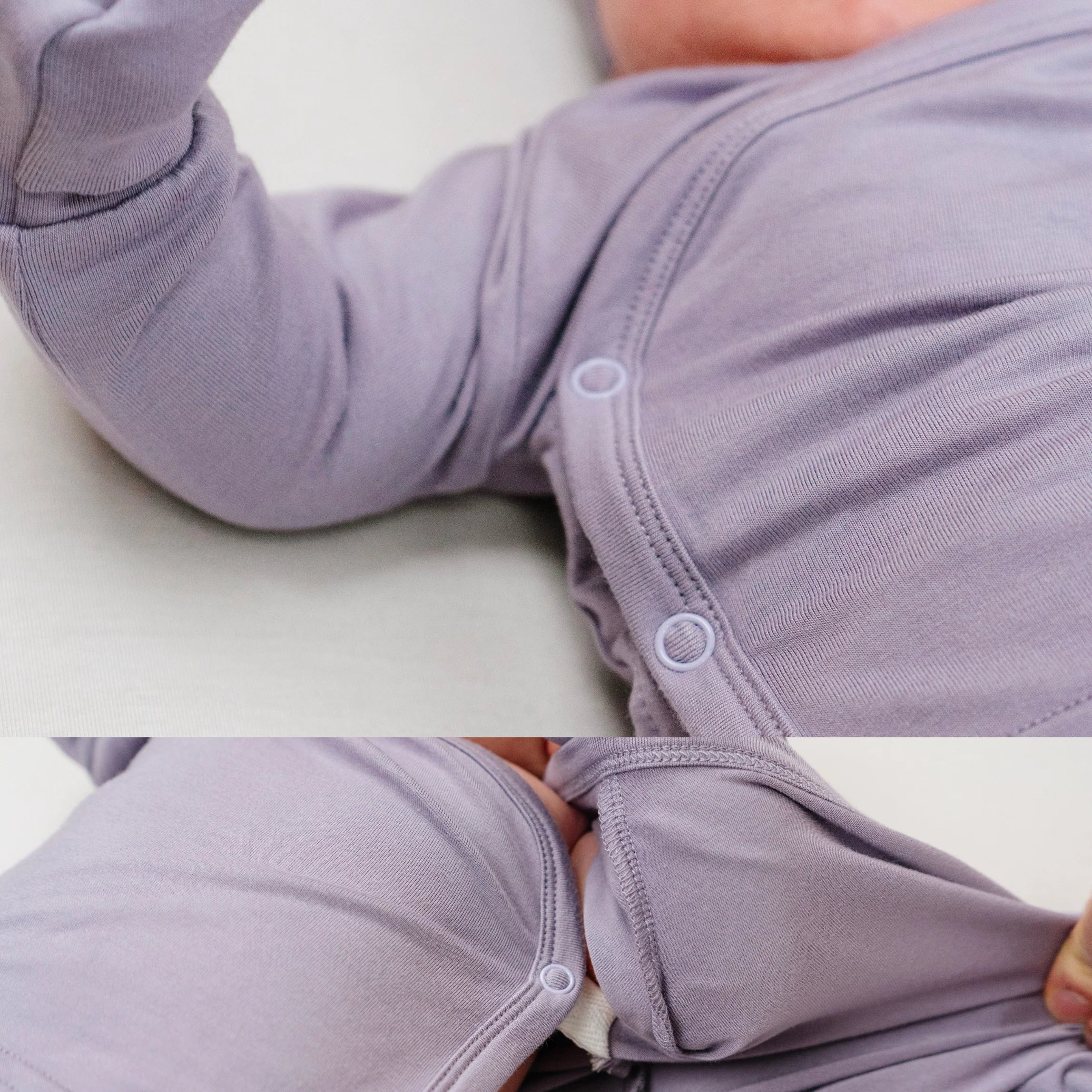 Bamboo Kimono Set - Periwinkle