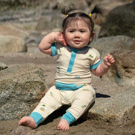 Short Sleeve Pocket Romper - Surfride