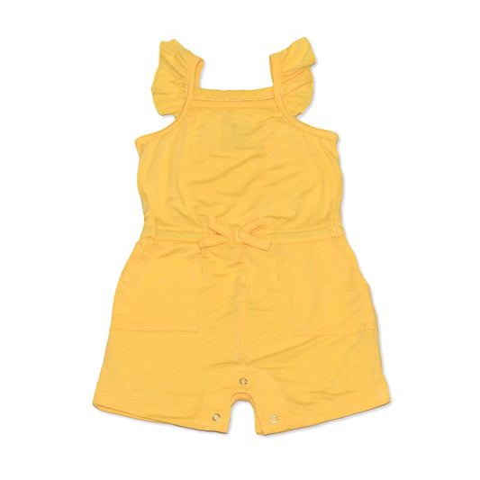 Banana Cream Ruffle Romper
