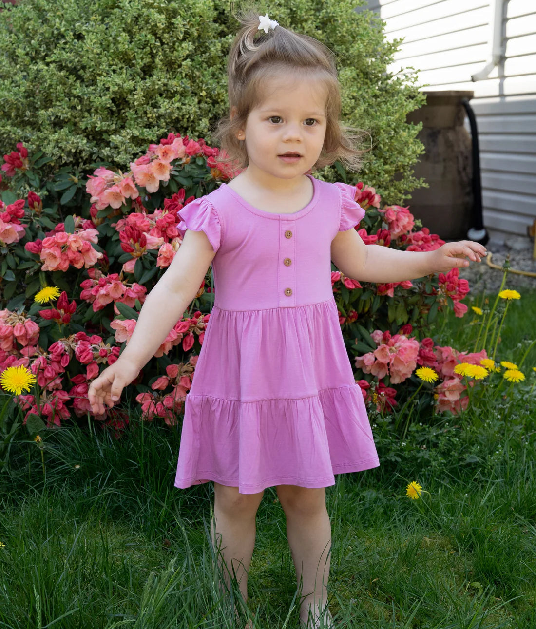Bamboo Fuchsia Bloomer Dress