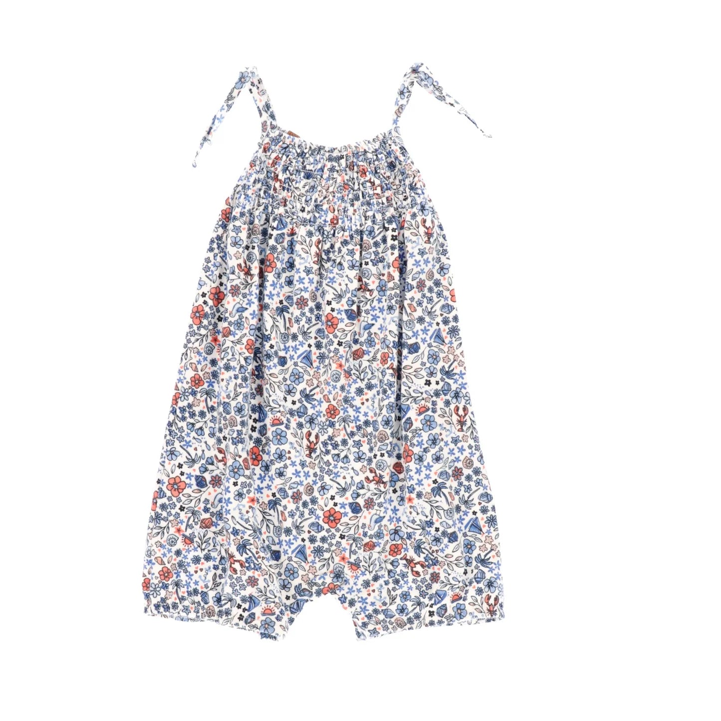 Floral Tie Jumpsuit