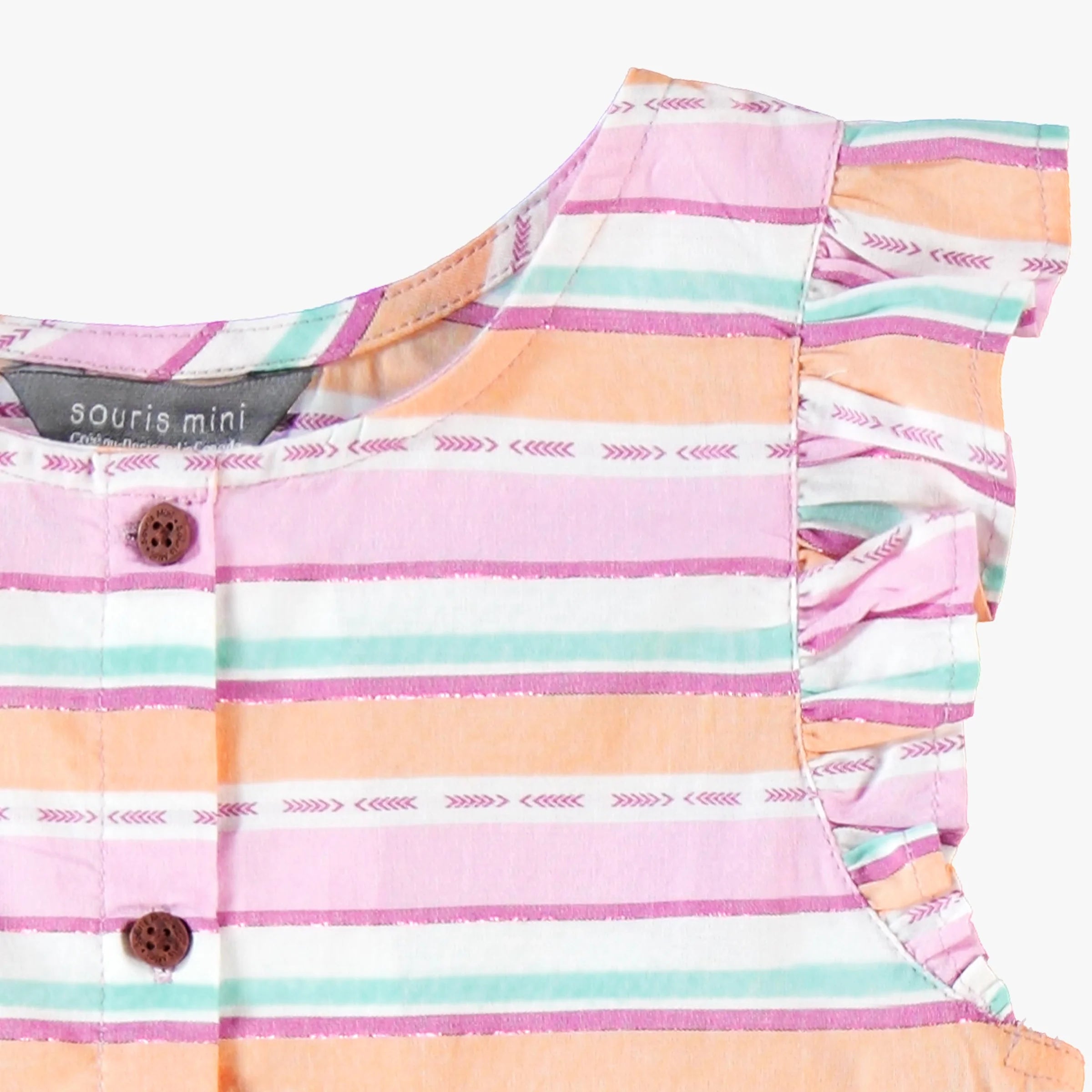 Sunset Sorbet Stripe Dress