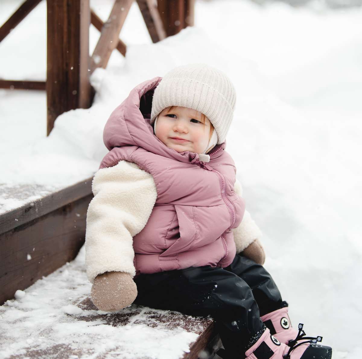 Fuzzy Earflap Toque