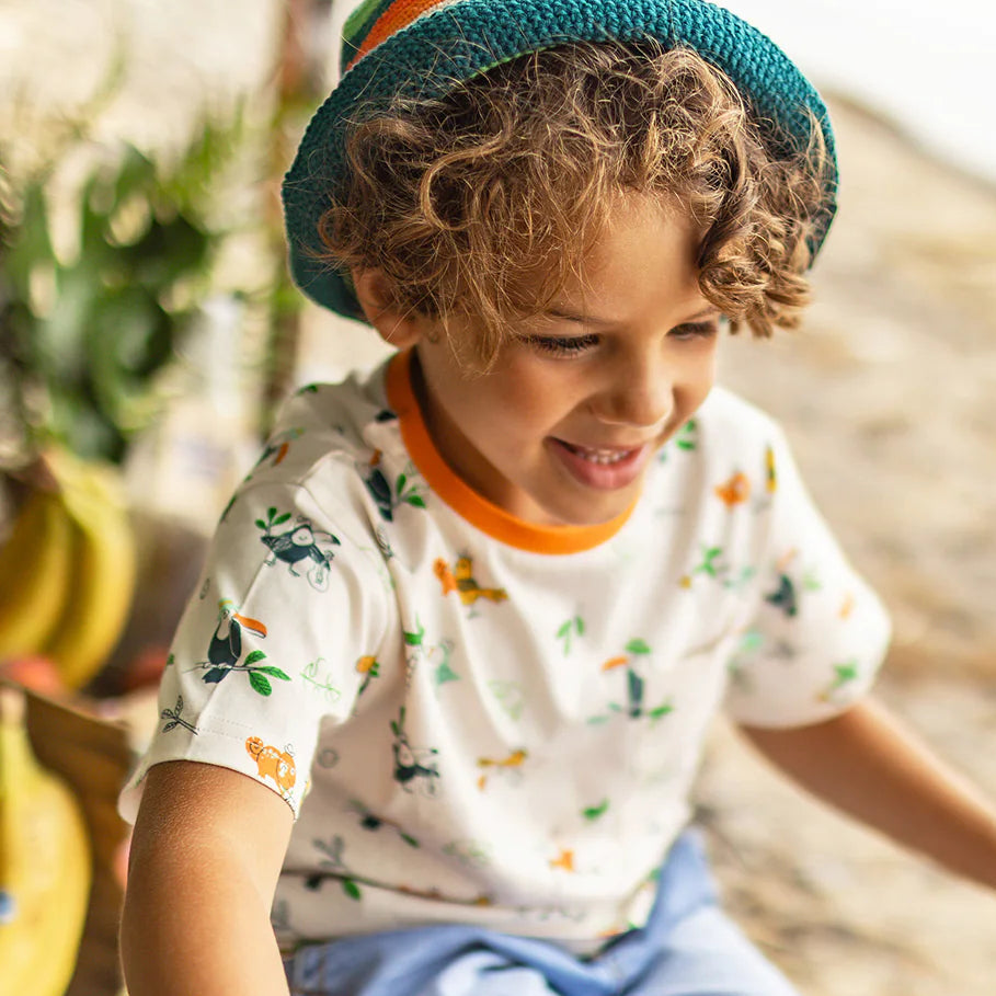 Tropical Friends Cream Tee