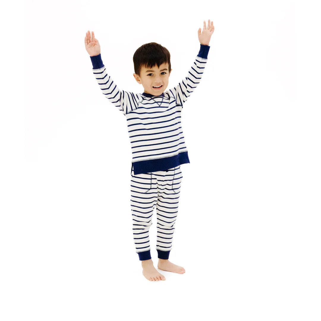 Navy Stripe 2-Piece Set