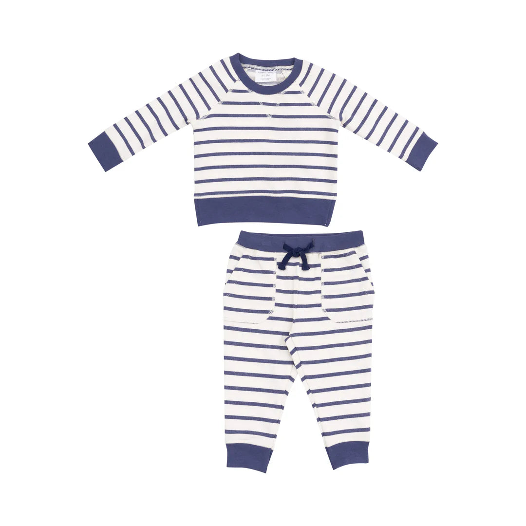 Navy Stripe 2-Piece Set