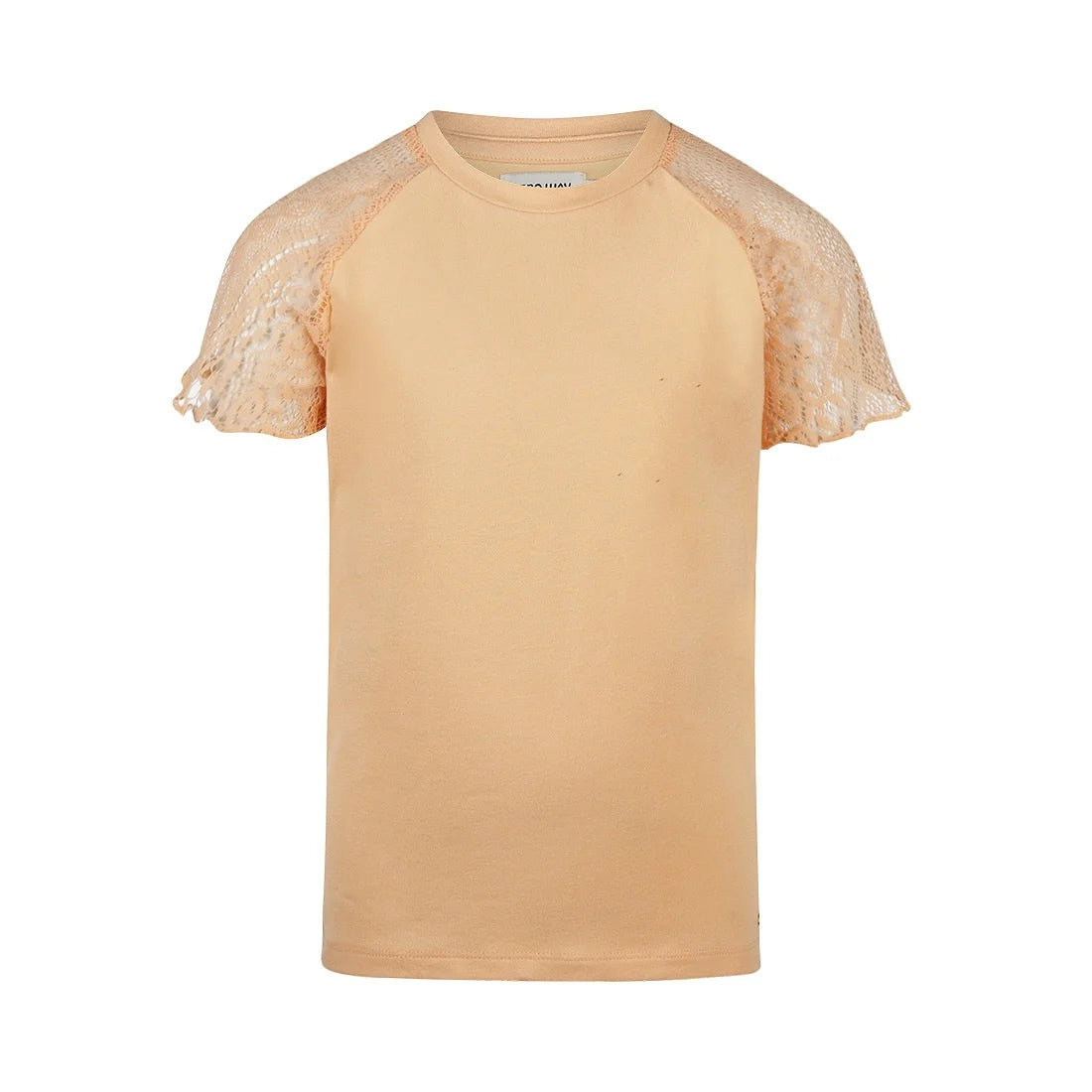 Orange Lace Top