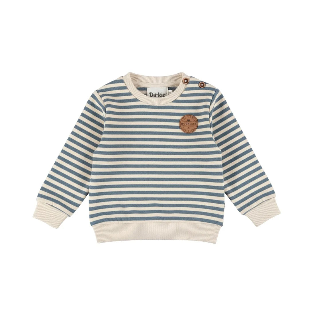 Mountain Explorer Striped Crewneck