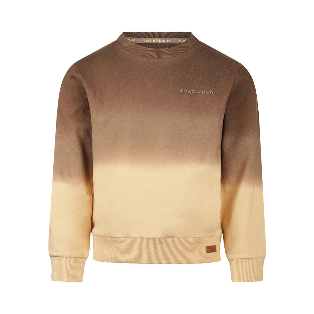 Brown Ombré Crewneck
