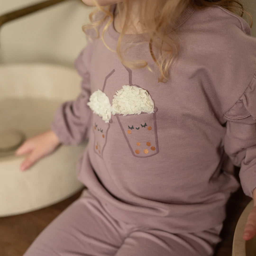 Boba Ruffle Crewneck