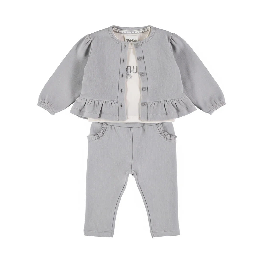 Grey 'Amour' 3-Piece Set