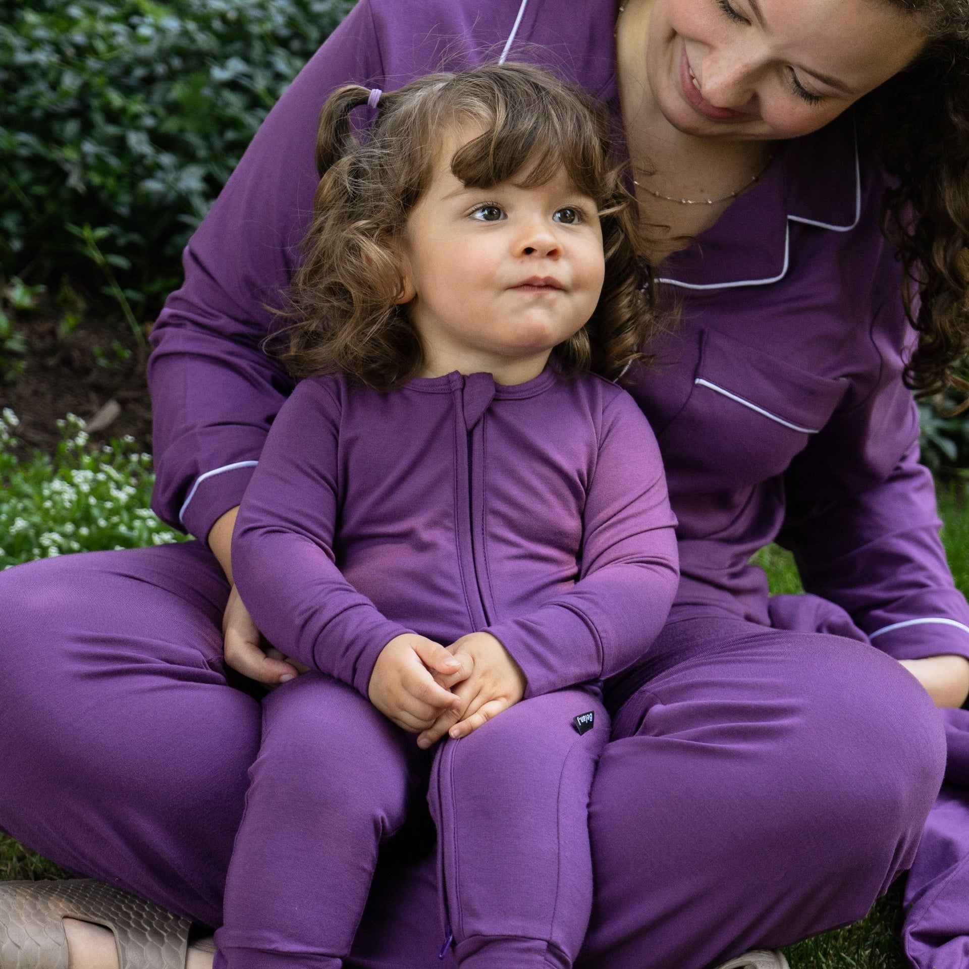 Footless Sleeper - Deep Plum