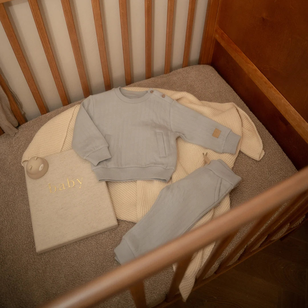 Grey Quilted Set
