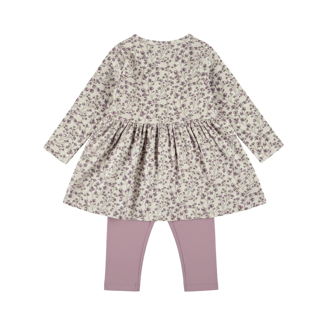 Floral Tunic Dress 2-Piece Set