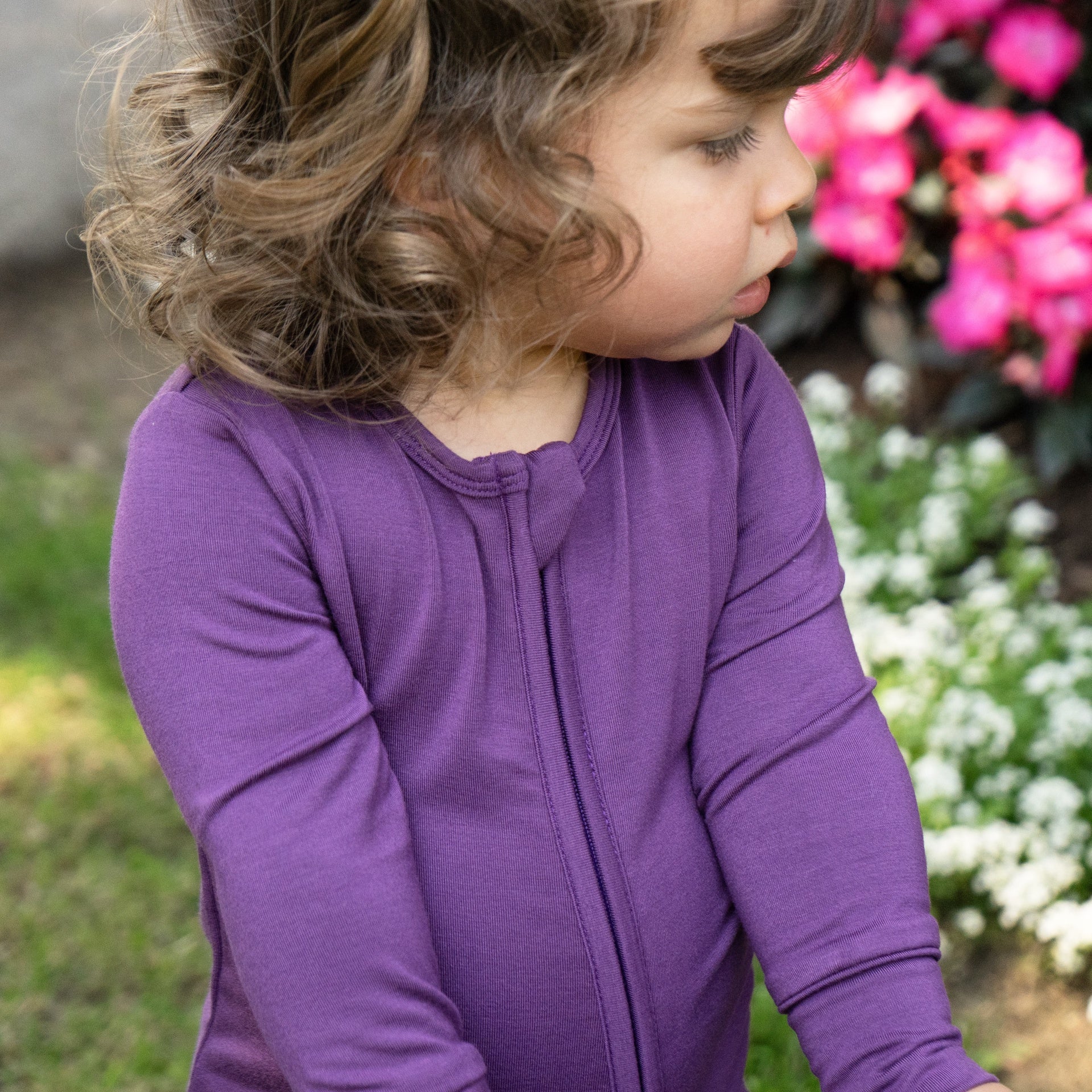 Footless Sleeper - Deep Plum