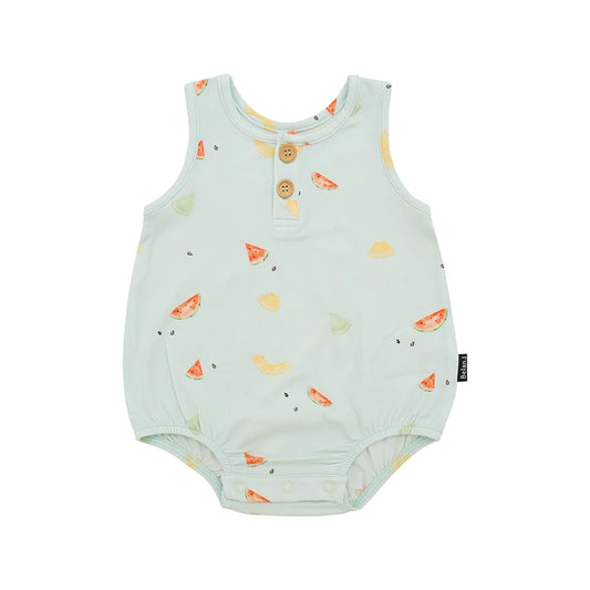 Sleeveless Bubble Onesie - Melons