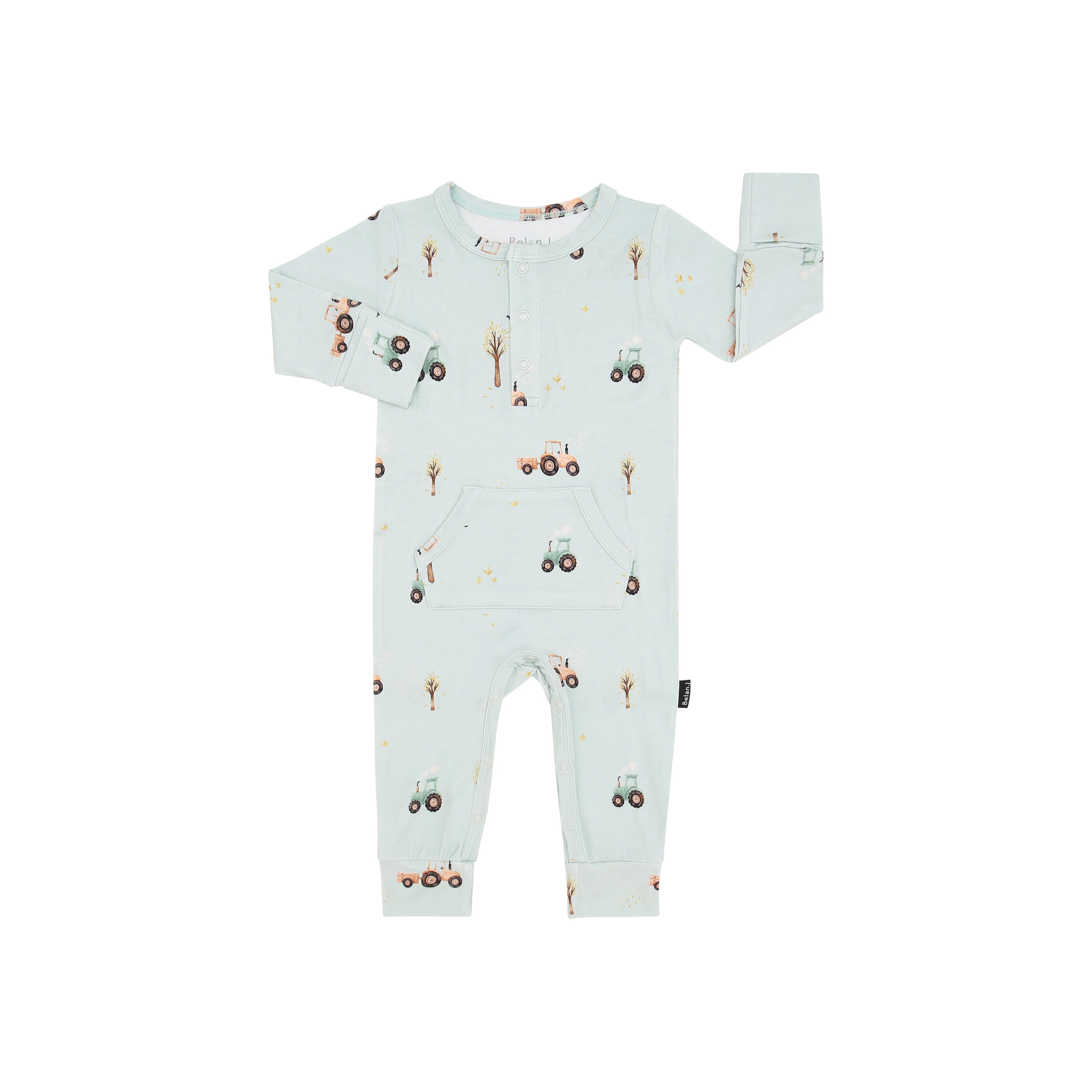 Pocket Romper - Tractors