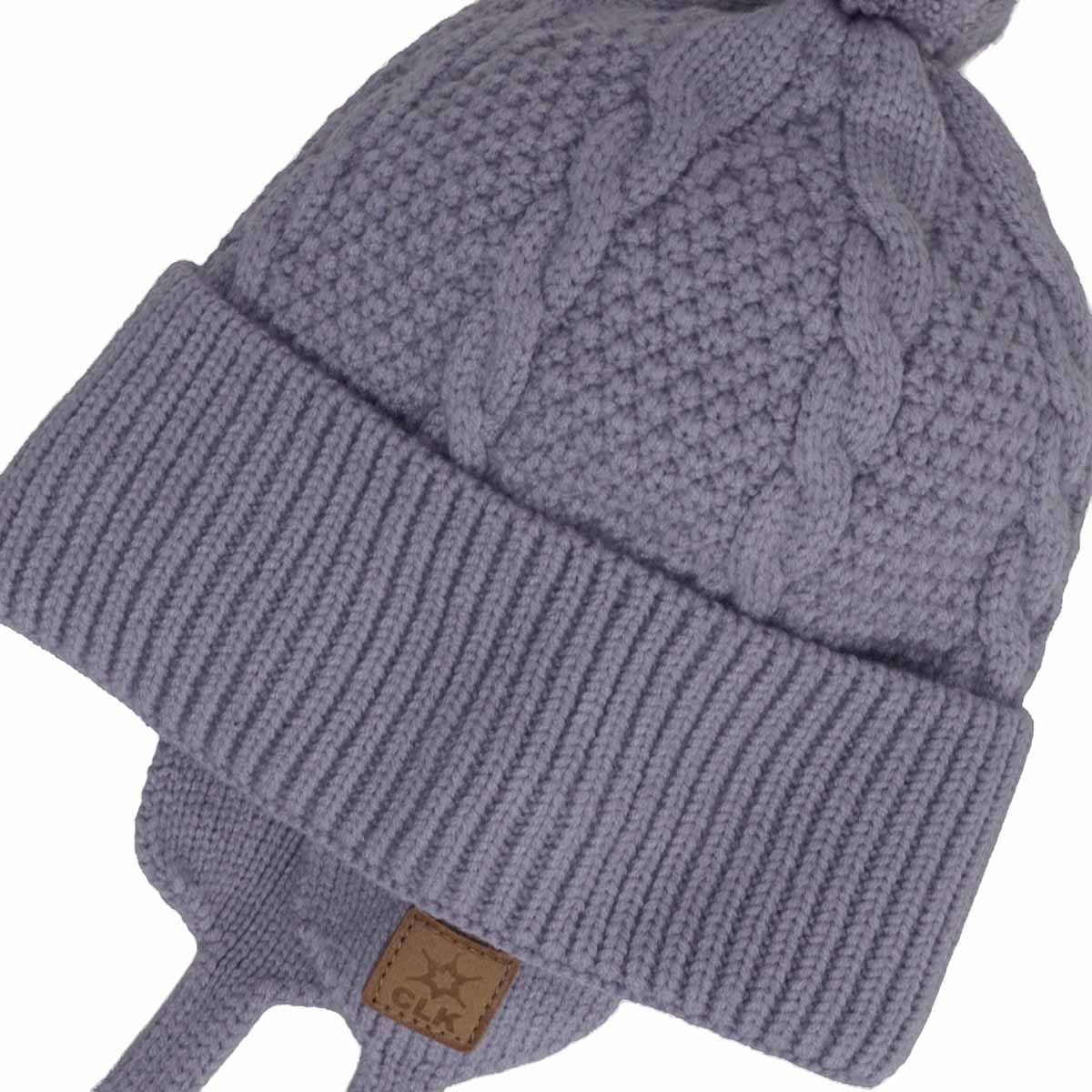 Cable-Knit Earflap Toque