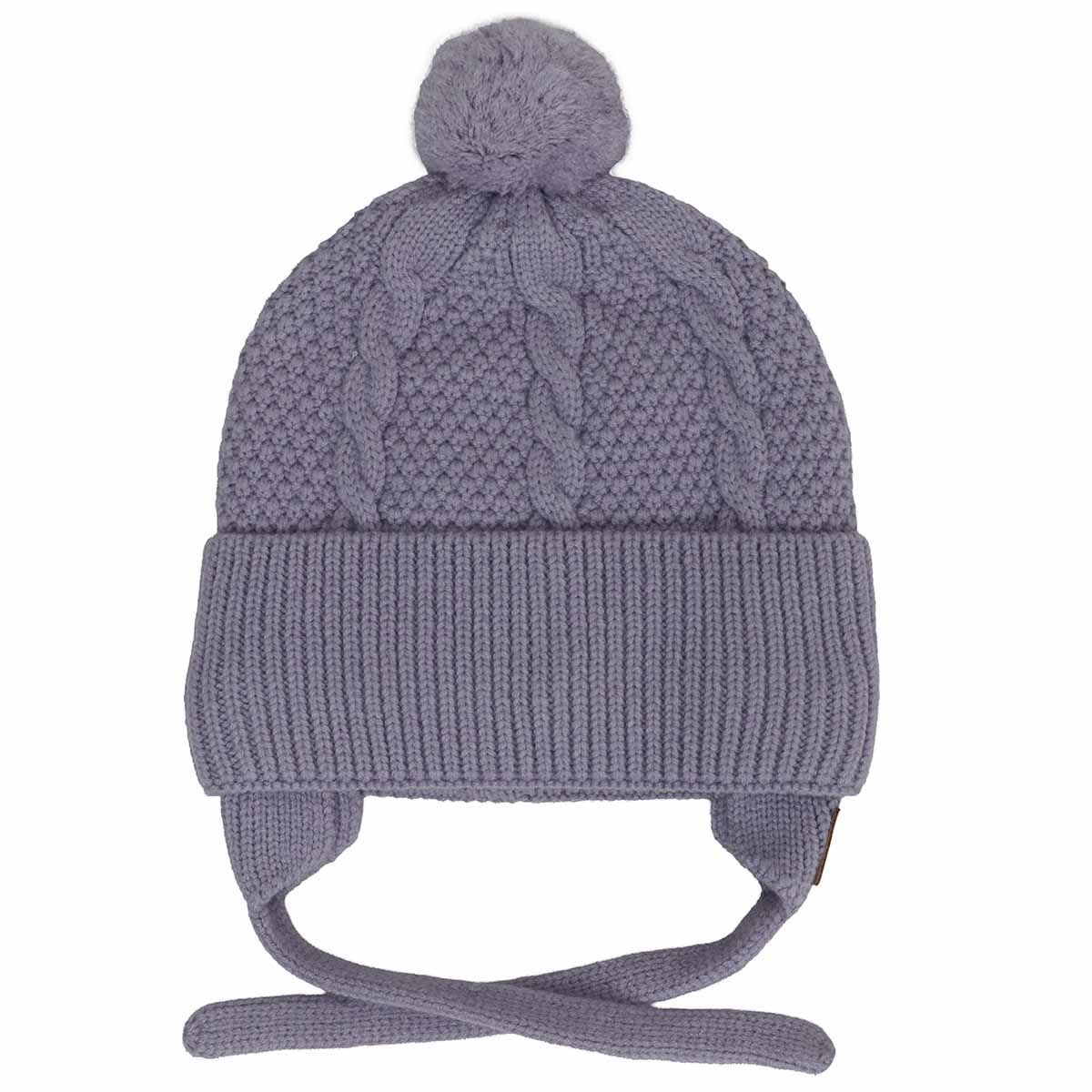 Cable-Knit Earflap Toque